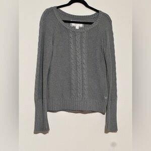 American Eagle Outfitters Charcoal Knit Pullover‎ Size Medium